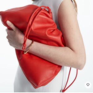 Cos Red Cavatelli Clutch, NWOT, Rare And Out Of Stock